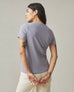 Women's Classic Cotton Crew Tee - Grey Lavender